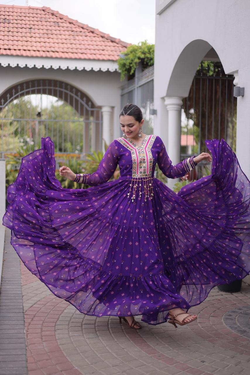 Sutra D10 Purple Gown