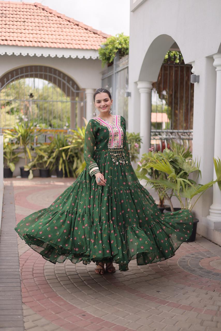 Sutra D10 Green Gown