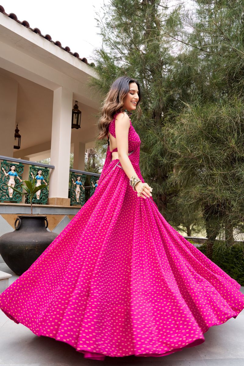 Nayra D02 Pink Lehenga Set