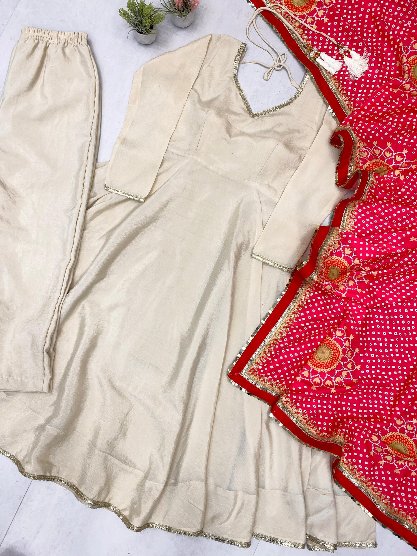 Matrut | Kashish Beige Gown