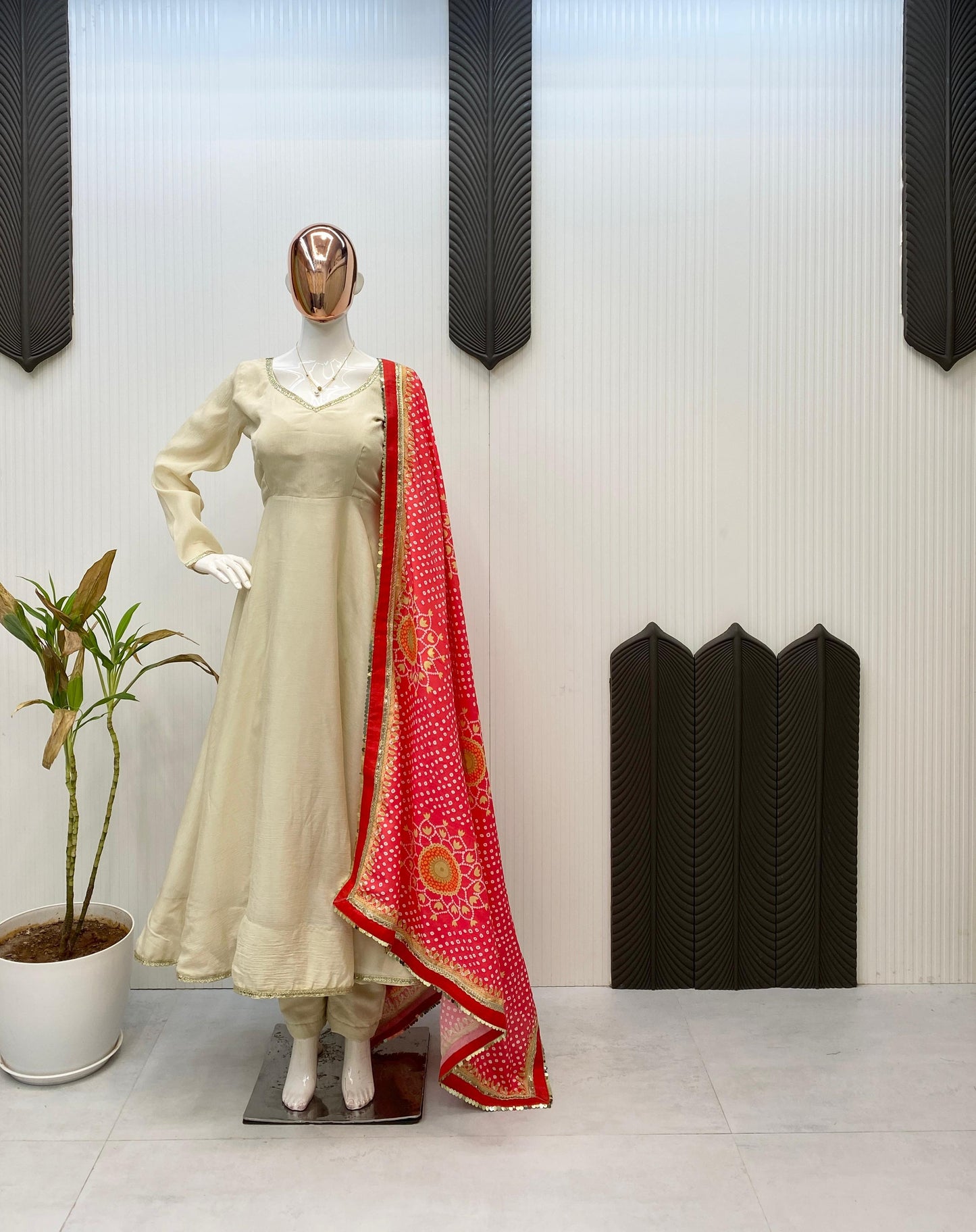 Matrut | Kashish Beige Gown