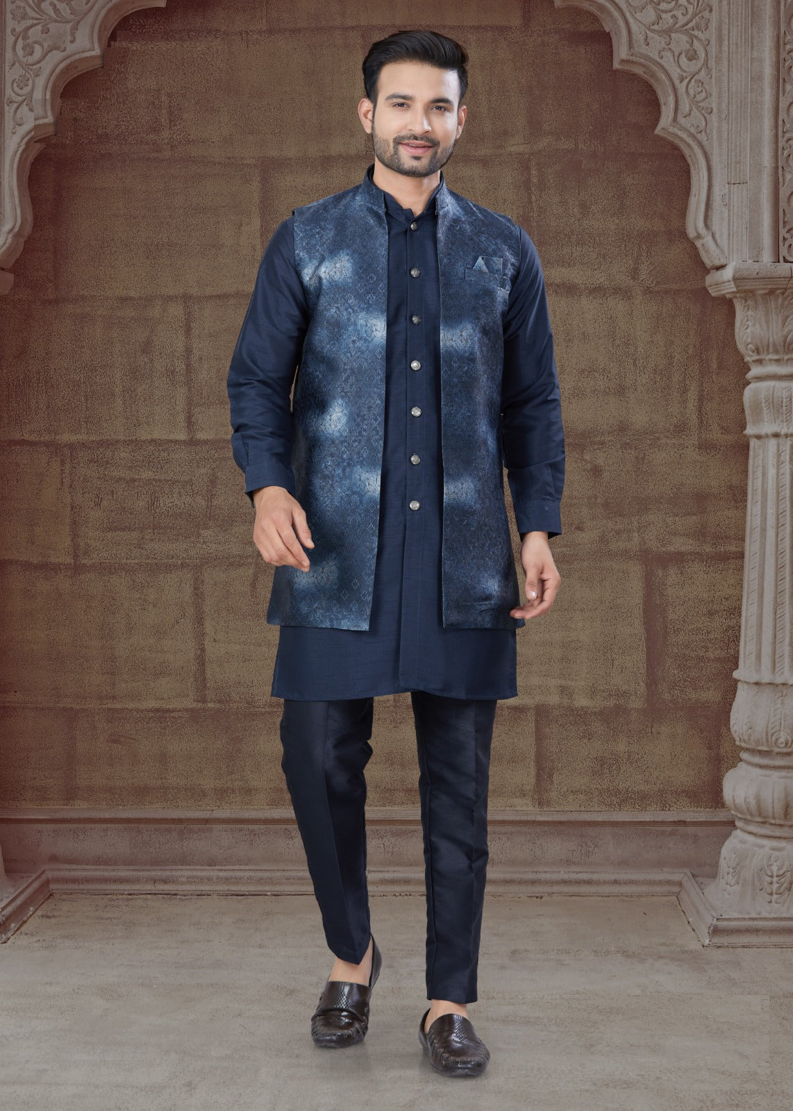 Matrut | Urban Threads Blue Kurta Set