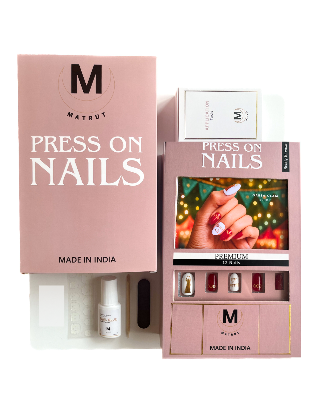 Matrut | Ready-To-Wear Nails - GARBA GLAM K-002