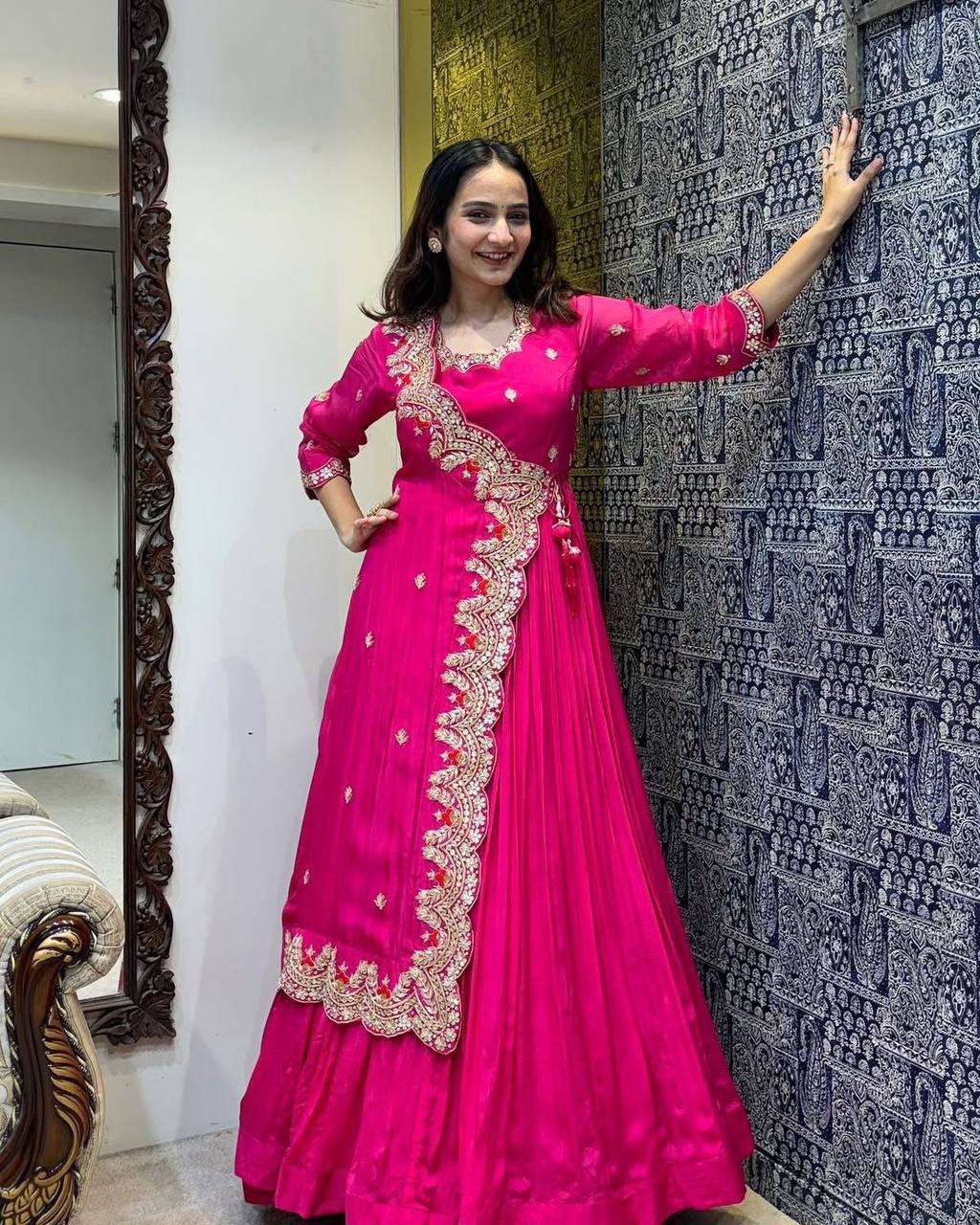 Matrut | Maahi Ve Rani Pink Trio Set