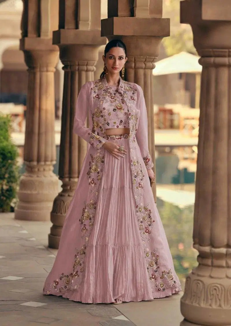 Matrut | Mahotsav Powder Pink Trio Set