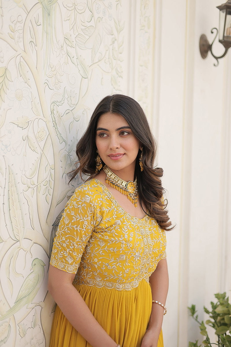 Matrut | Shubhi Yellow Gown