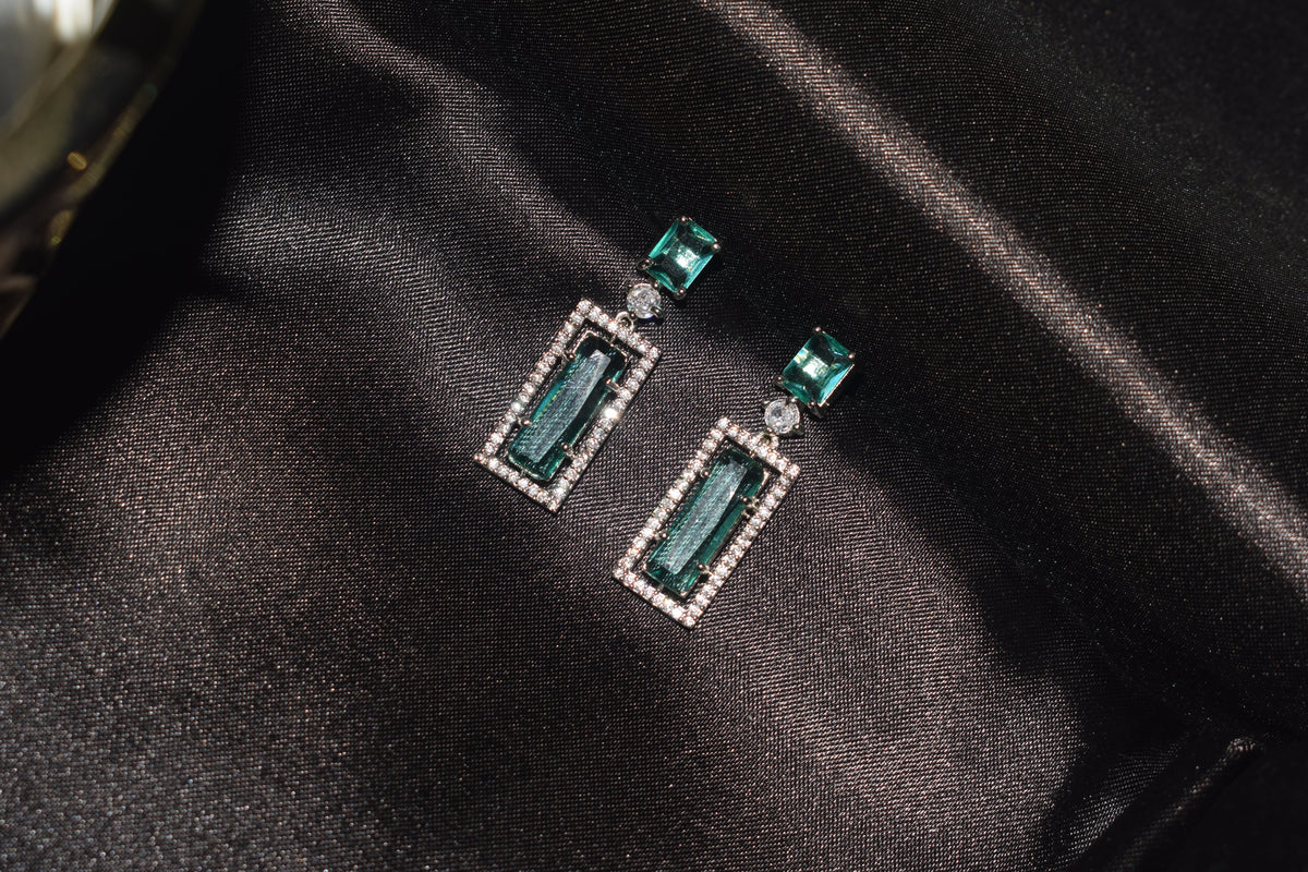 Emerald Crystal Necklace Set
