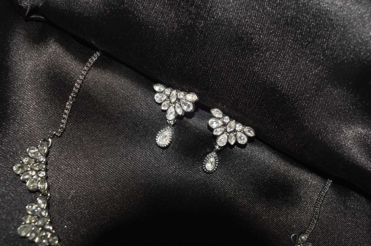 Vintage Silver Deco Necklace Set