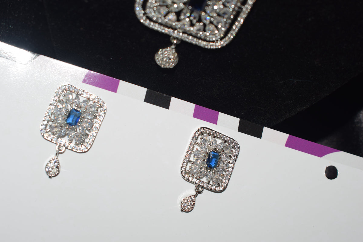 Regal Bluedrop Necklace Set