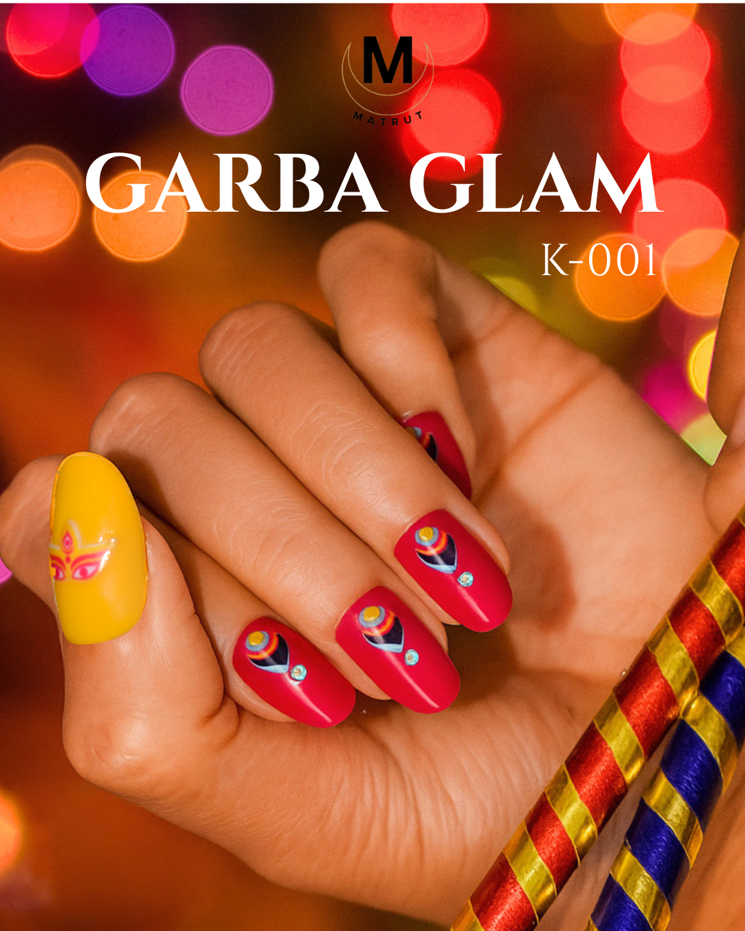 Matrut | Ready-To-Wear Nails - GARBA GLAM K-001