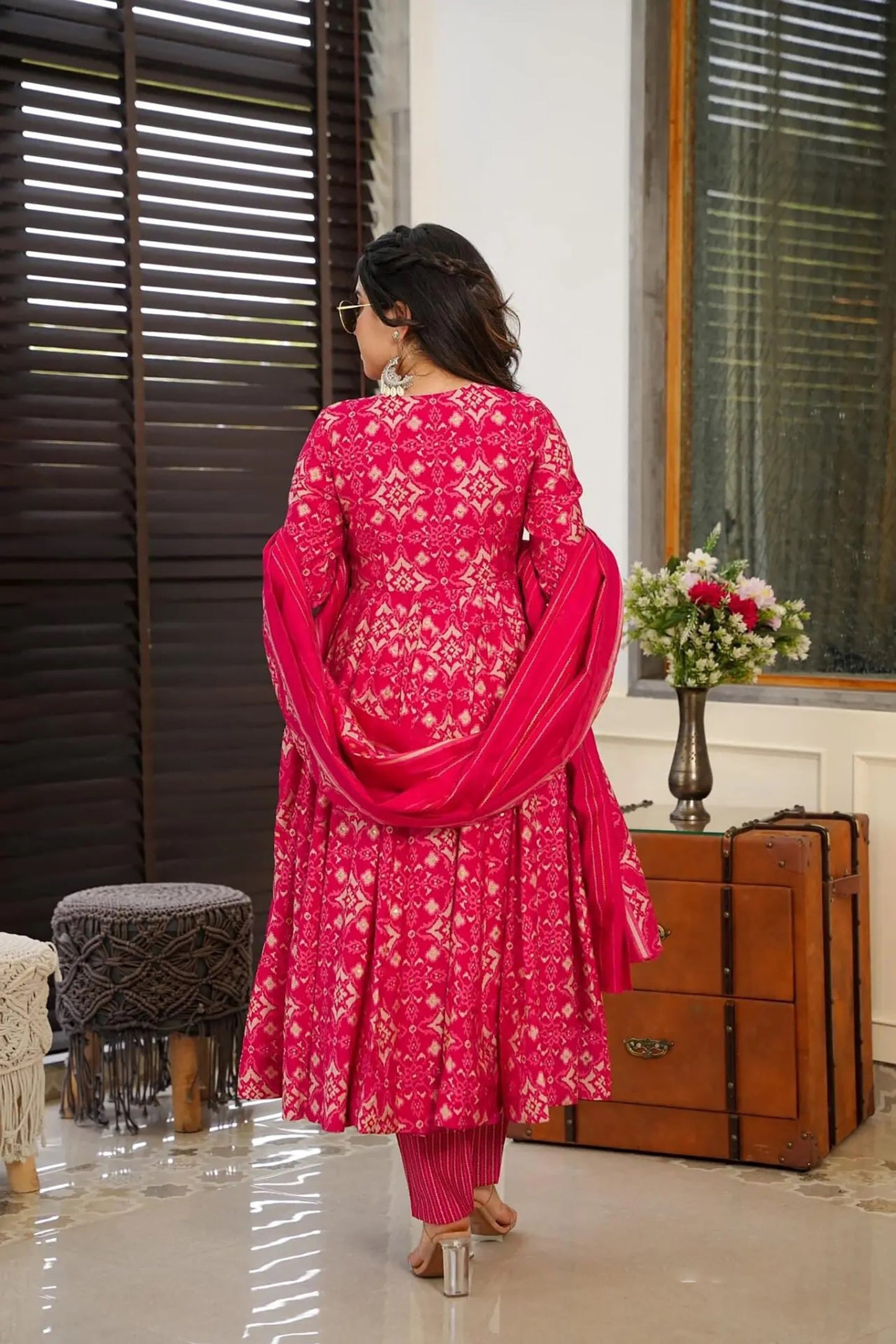 Matrut | Pehchan Rani Pink Anarkali Suit