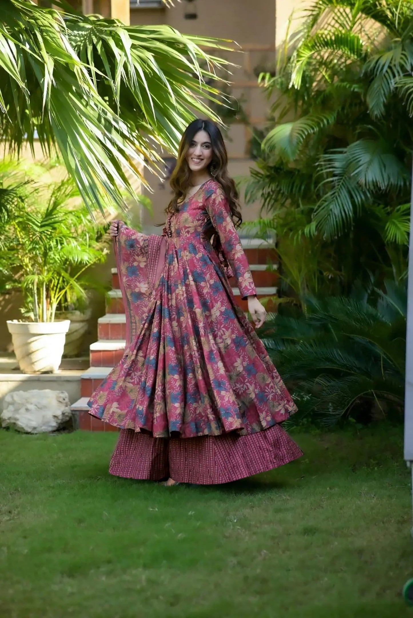 Matrut | Pehchan Blush Pink Anarkali Suit