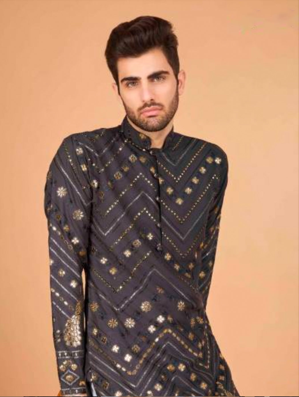Matrut | Rudra Grey Kurta Set