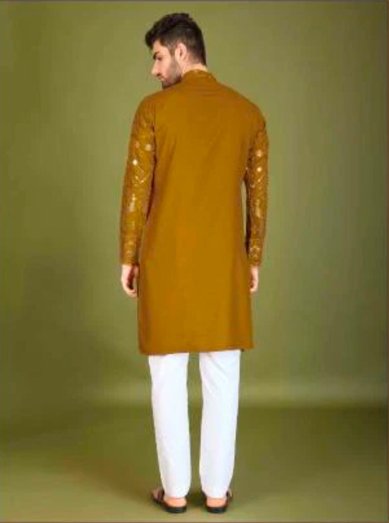 Matrut | Rudra Yellow Kurta Set