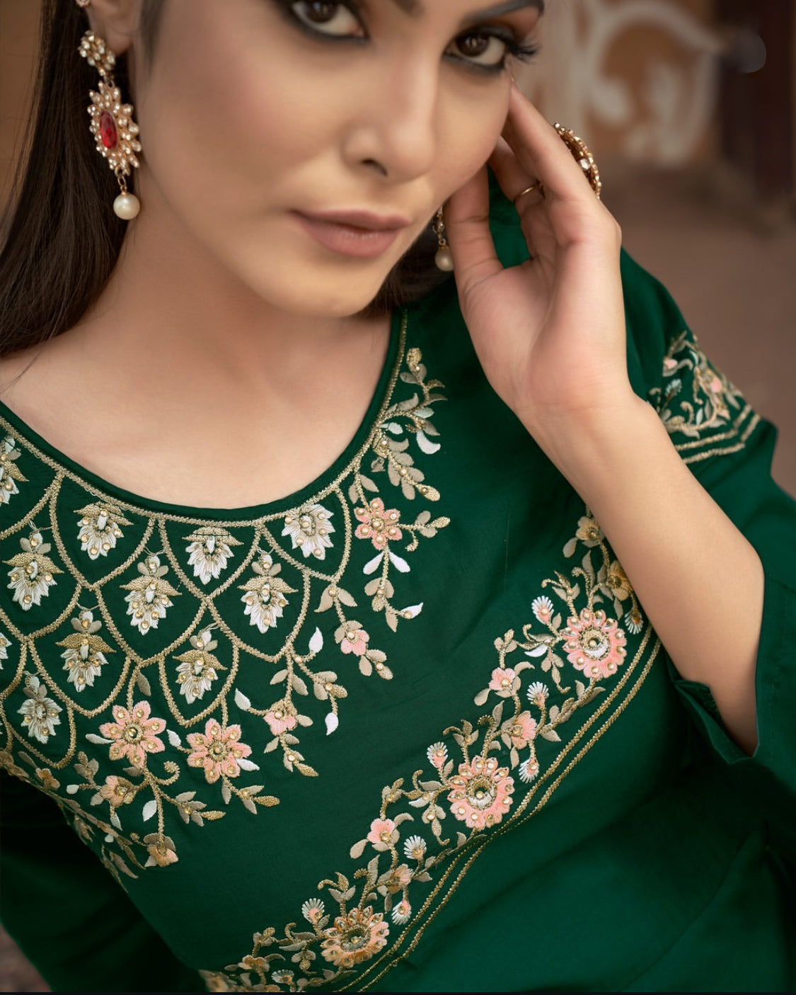 Matrut | Sugar Dark Green Gown