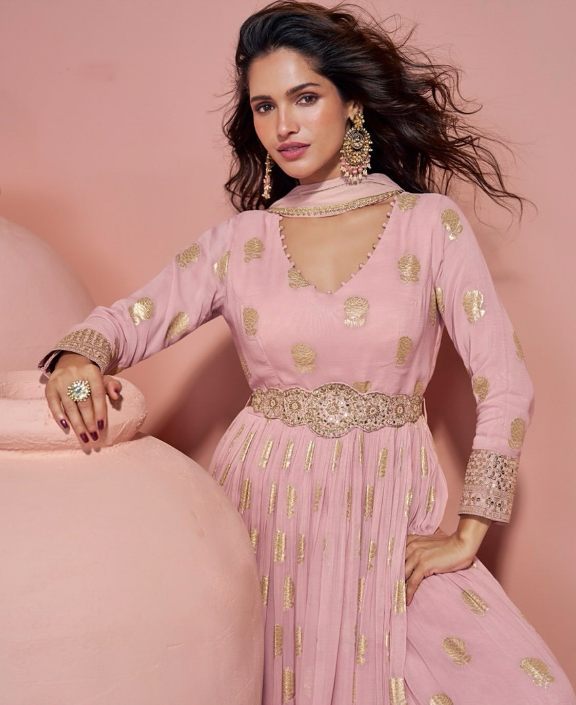 Matrut | Saheen Powder Pink Gown