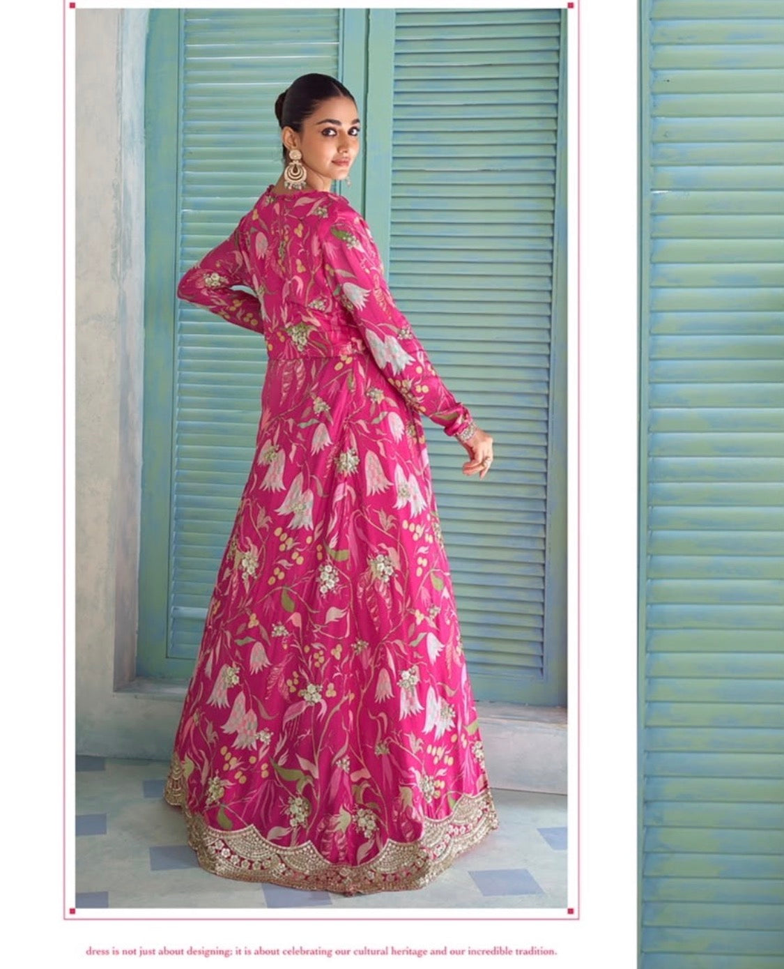 Roshan Pink Indo-western