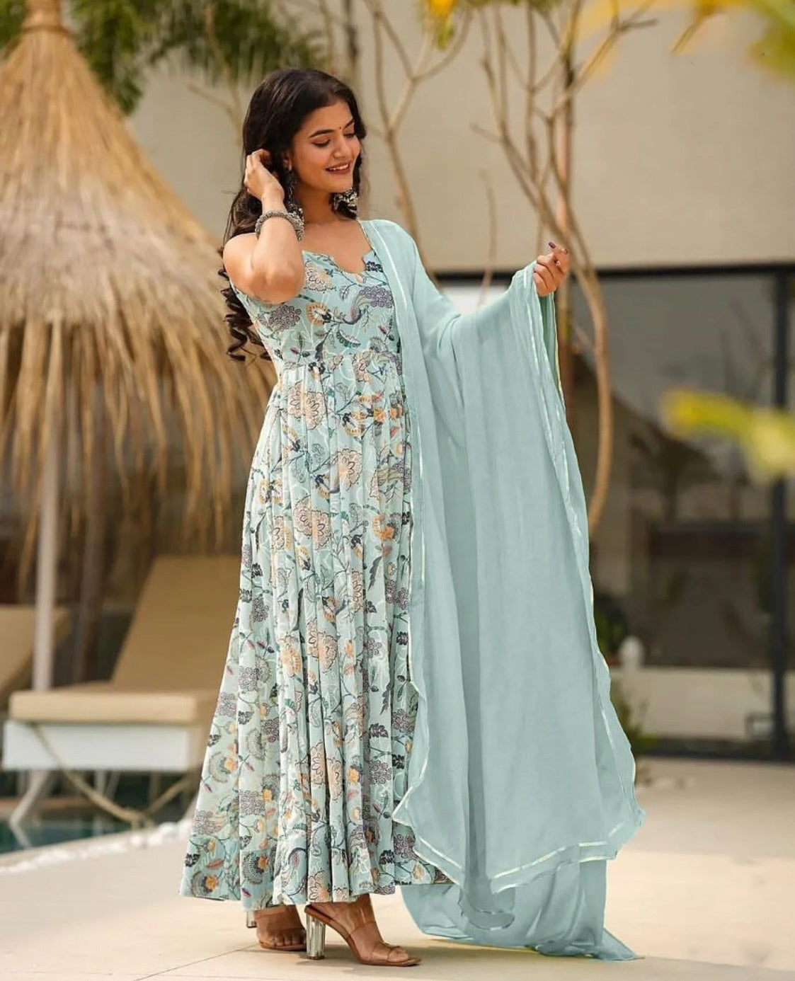 Matrut | Florista Sky Blue Gown