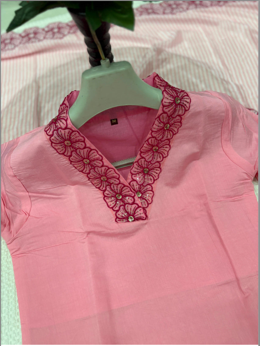 Matrut | Strawberry Pink Straight Suit