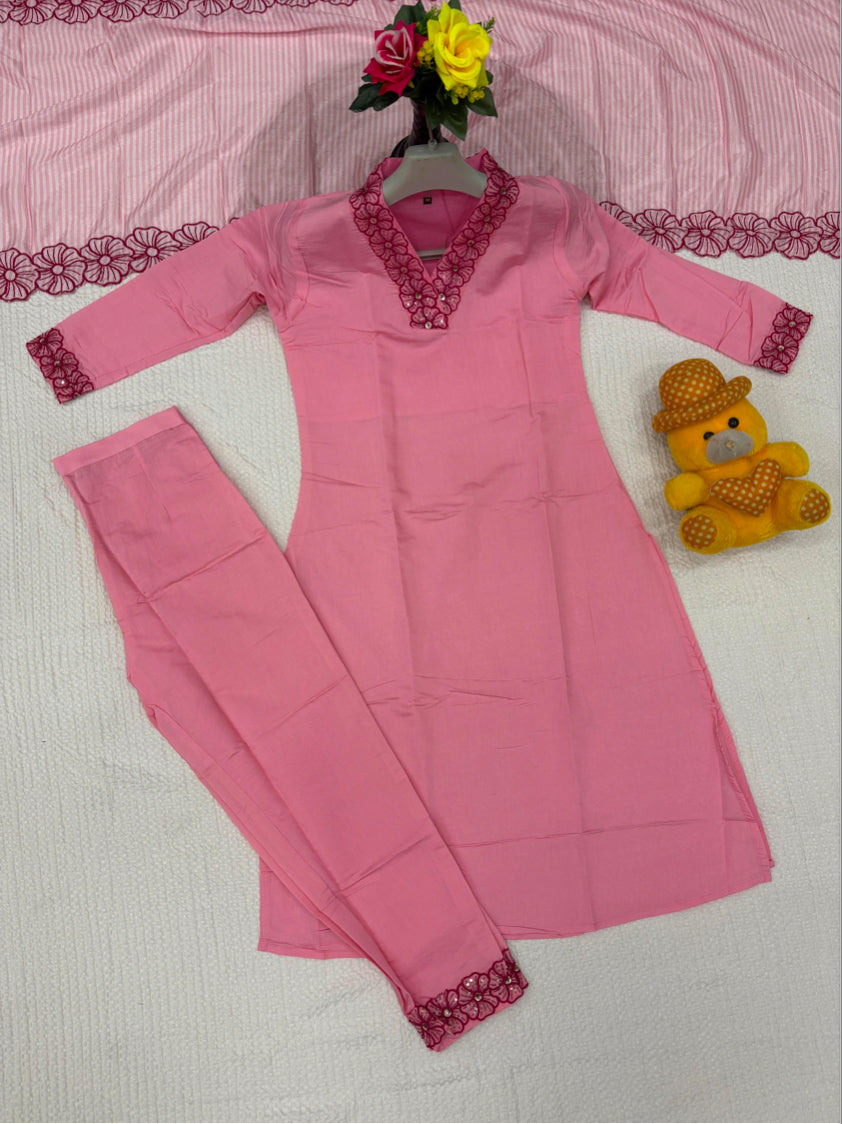 Matrut | Strawberry Pink Straight Suit