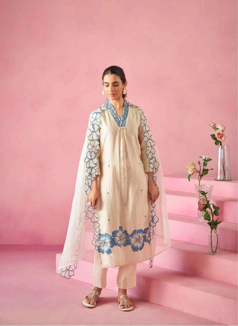 Matrut | Rythm Off-White A-line Suit