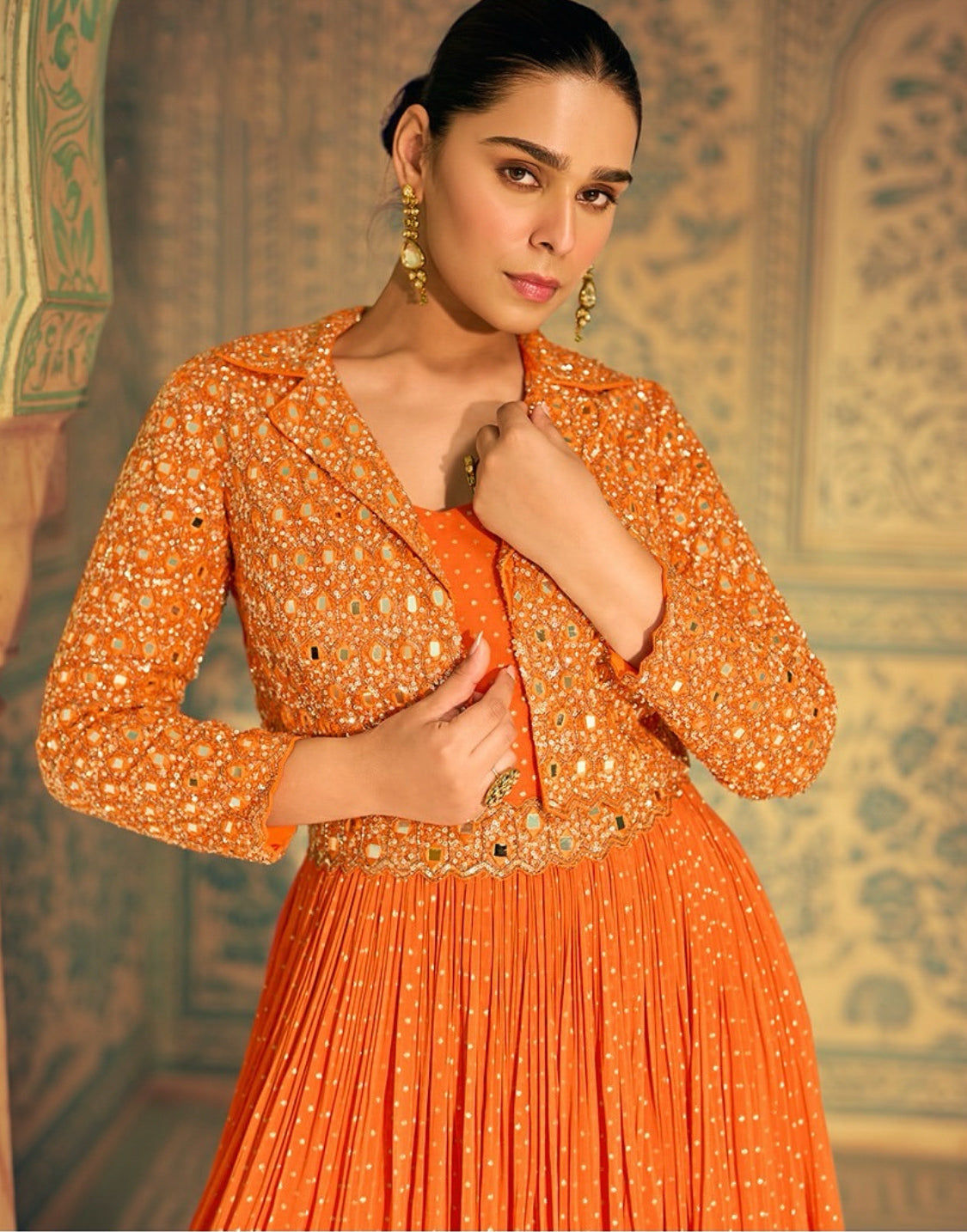 Matrut | Karishma Orange Gown