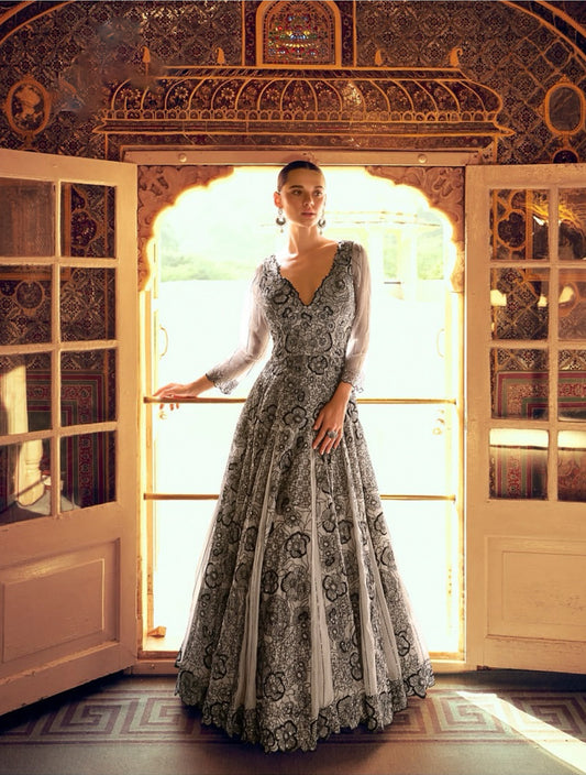 Matrut |  Karishma Grey Gown