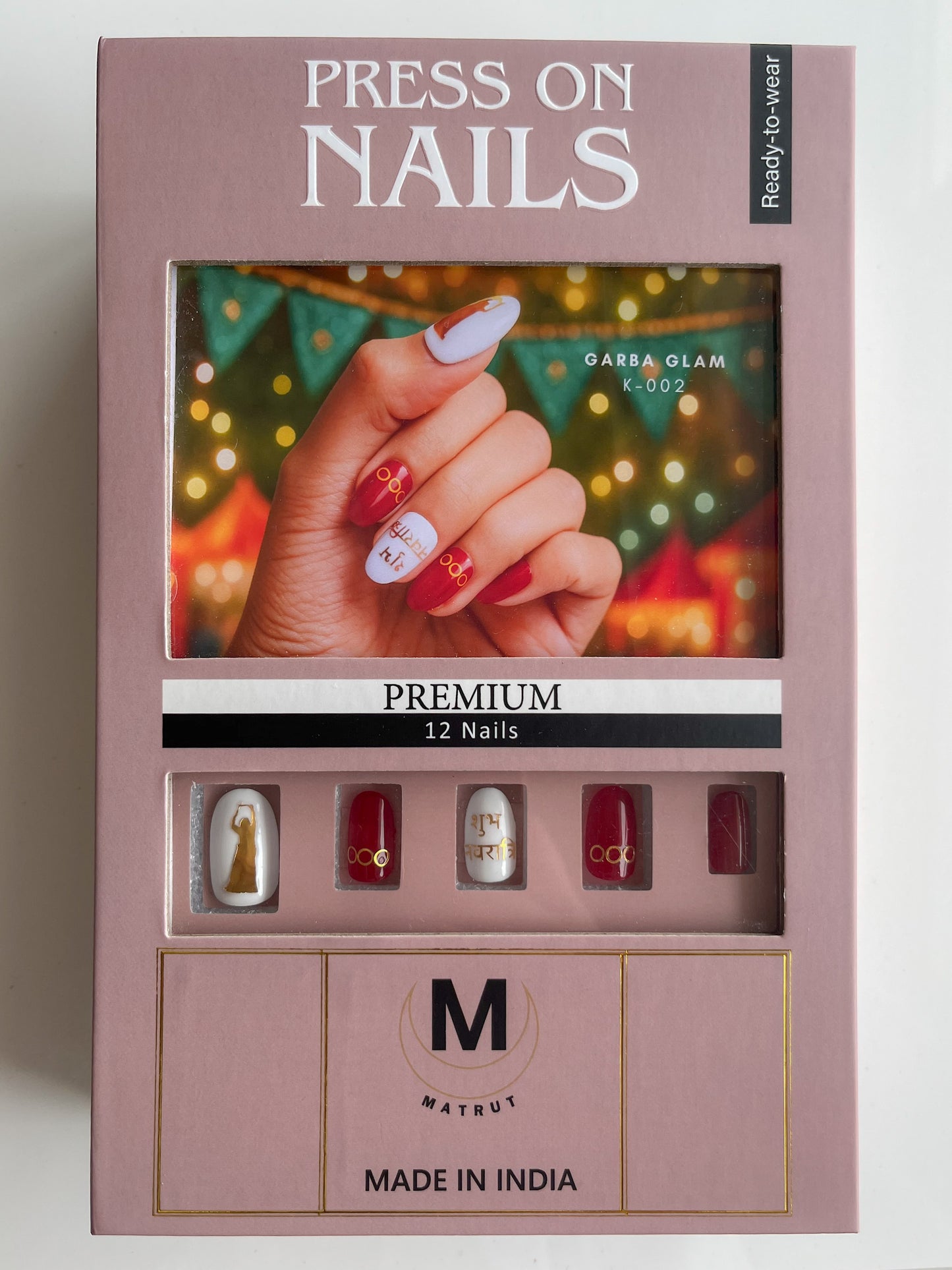 Matrut | Ready-To-Wear Nails - GARBA GLAM K-002