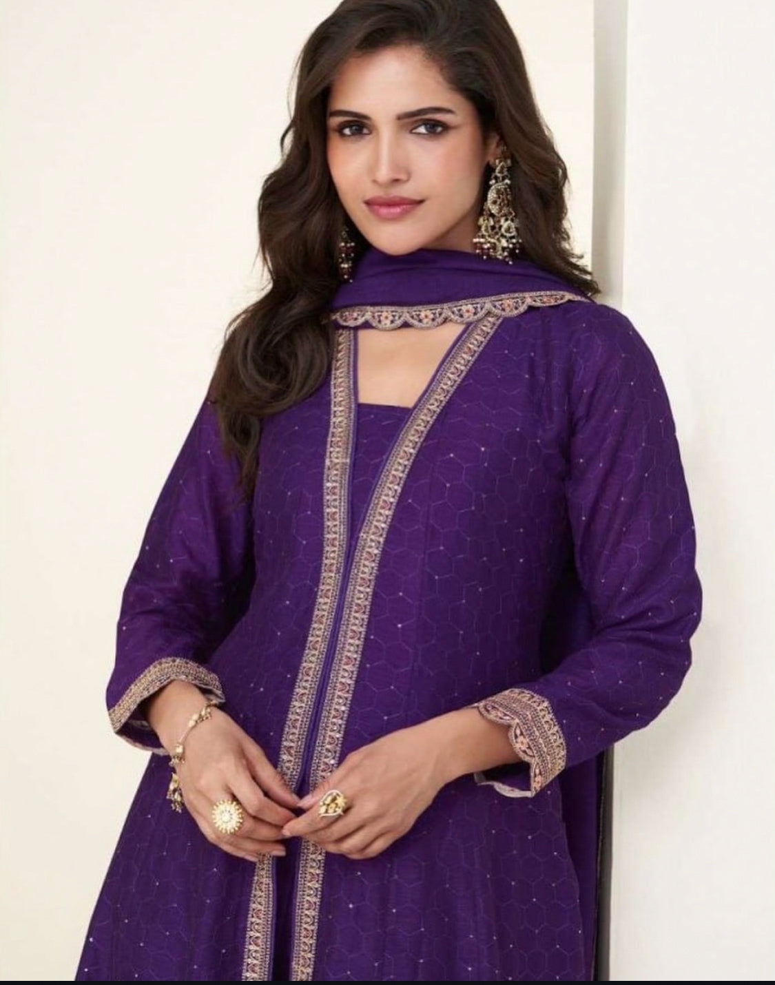 Matrut | Charvi Purple A-line Suit