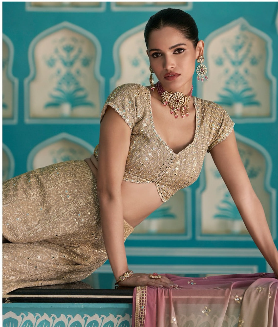 Matrut | Laskara Beige-Mauve Trio Set