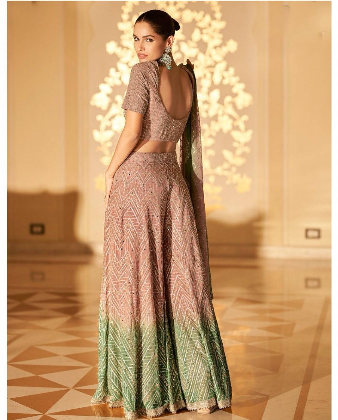 Matrut | Laskara Mauve-Sea Green Trio Set