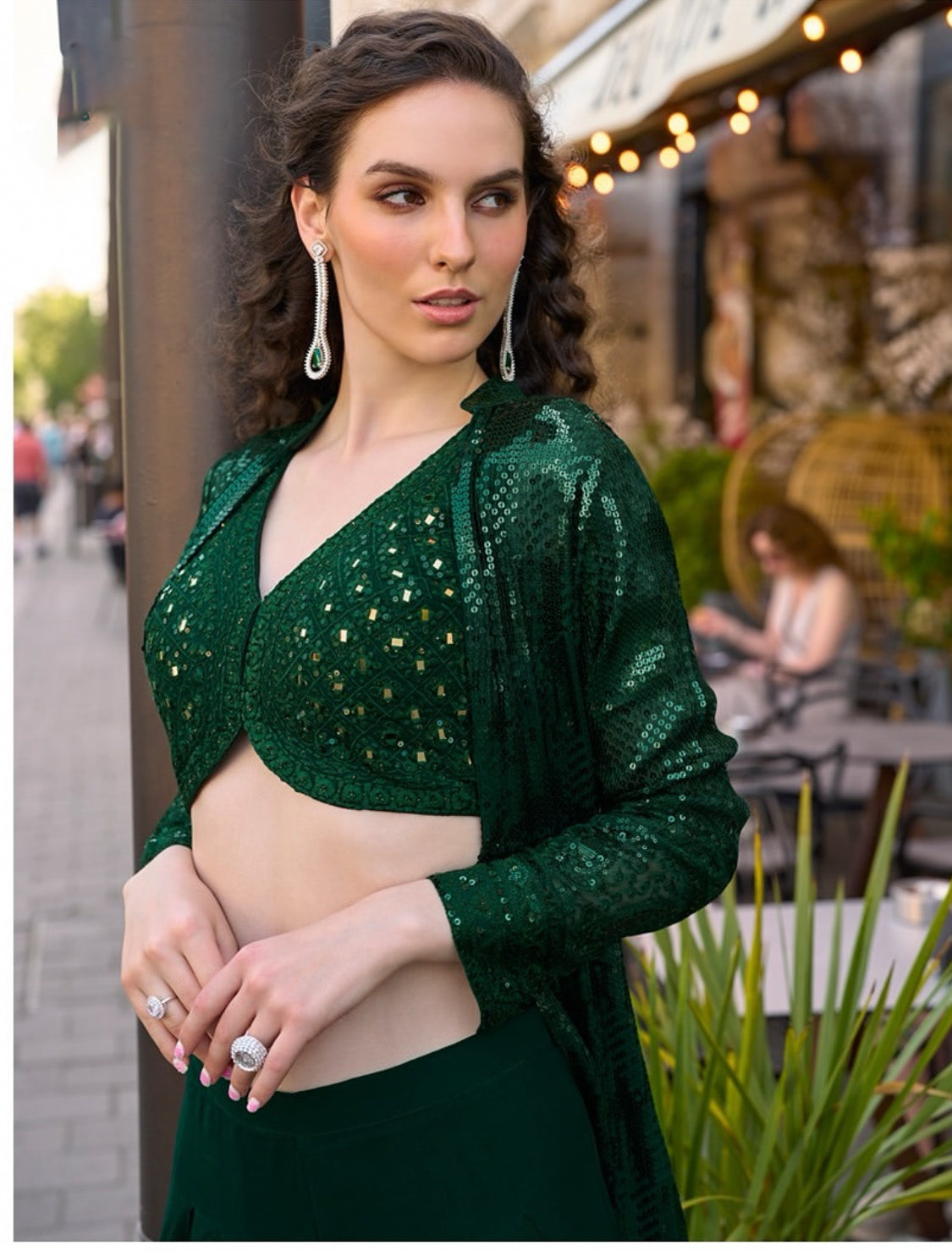 Matrut | Rubal Bottle Green Trio Set