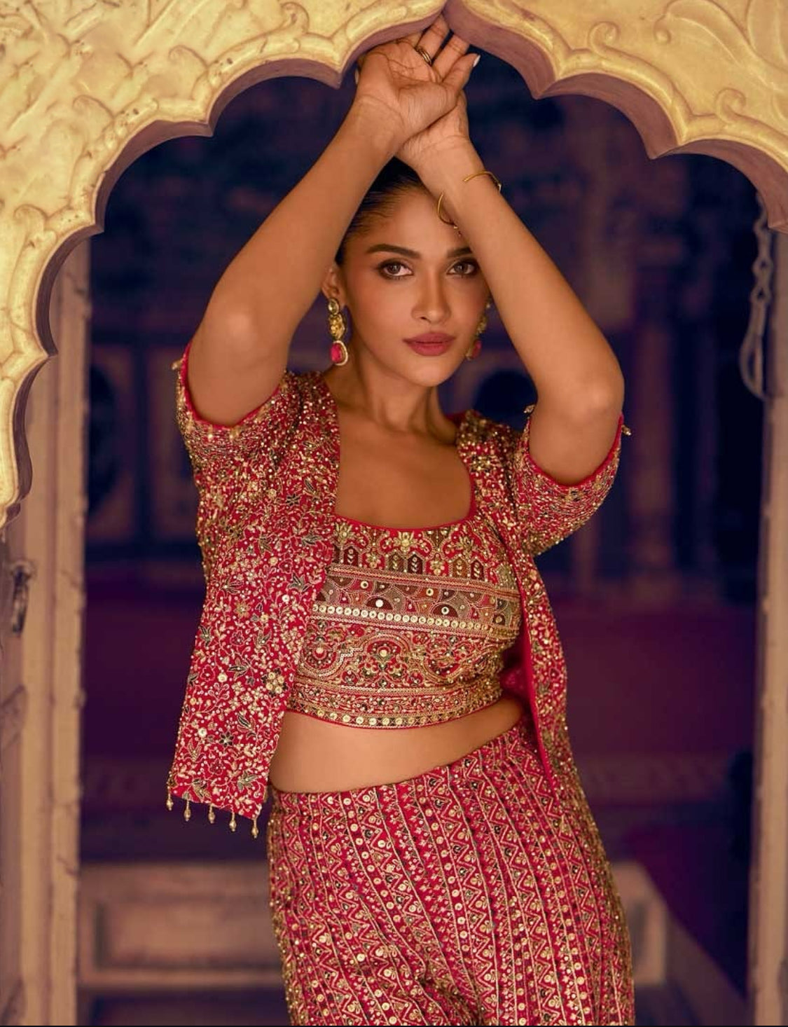 Matrut | Mehfil Rani Pink Trio Set