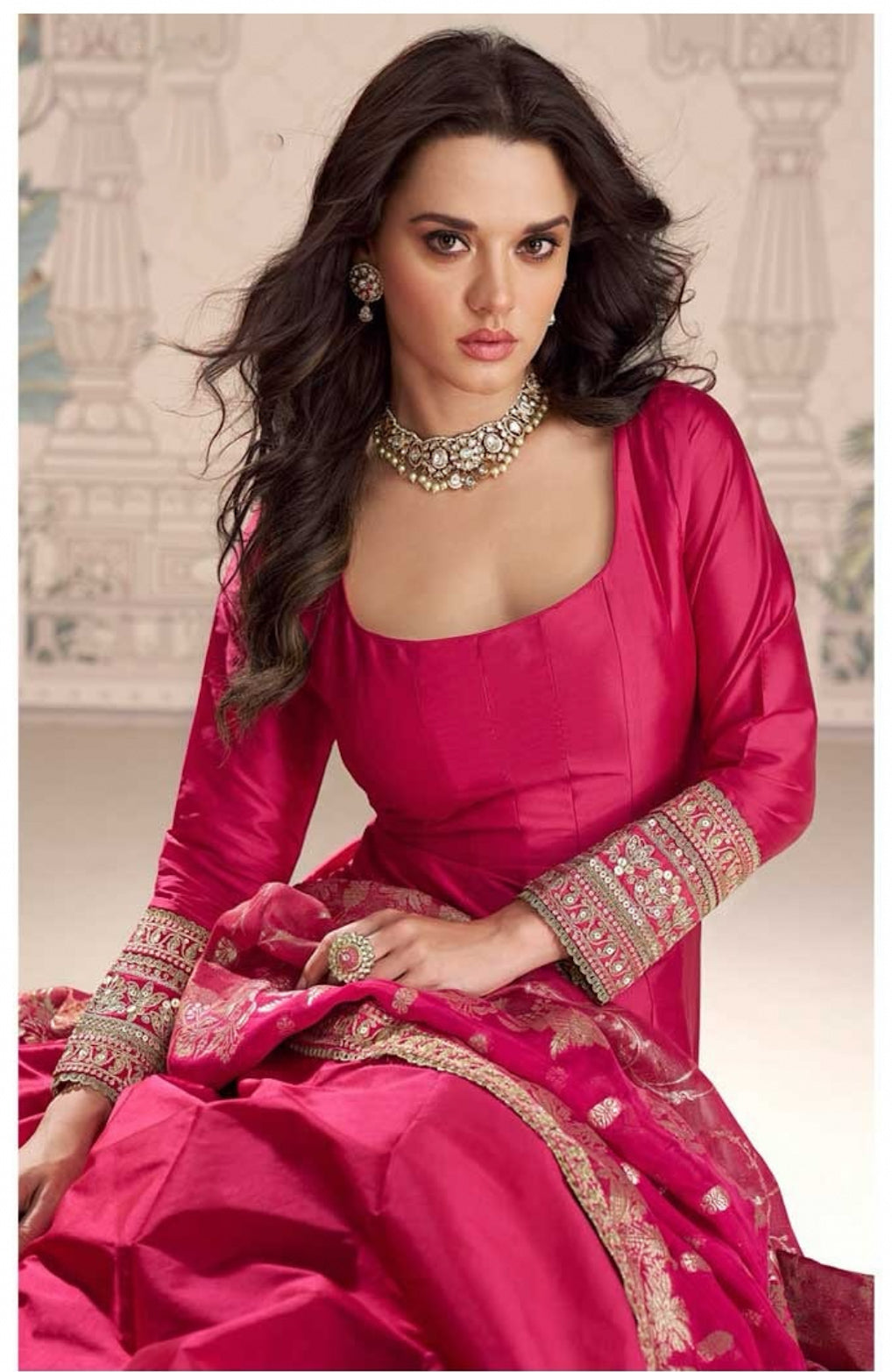 Matrut |  Roshni Rani Pink Gown