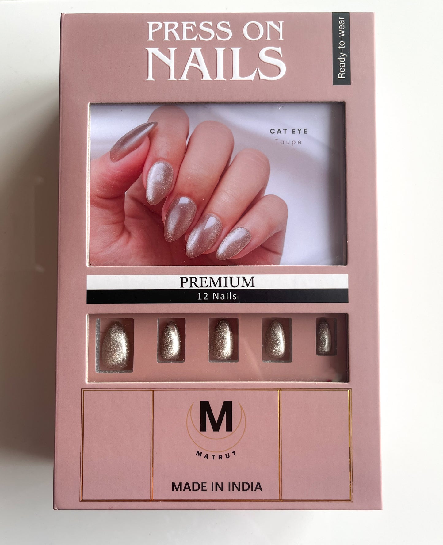 Matrut | Ready-To-Wear Nails - CAT EYE (Taupe)