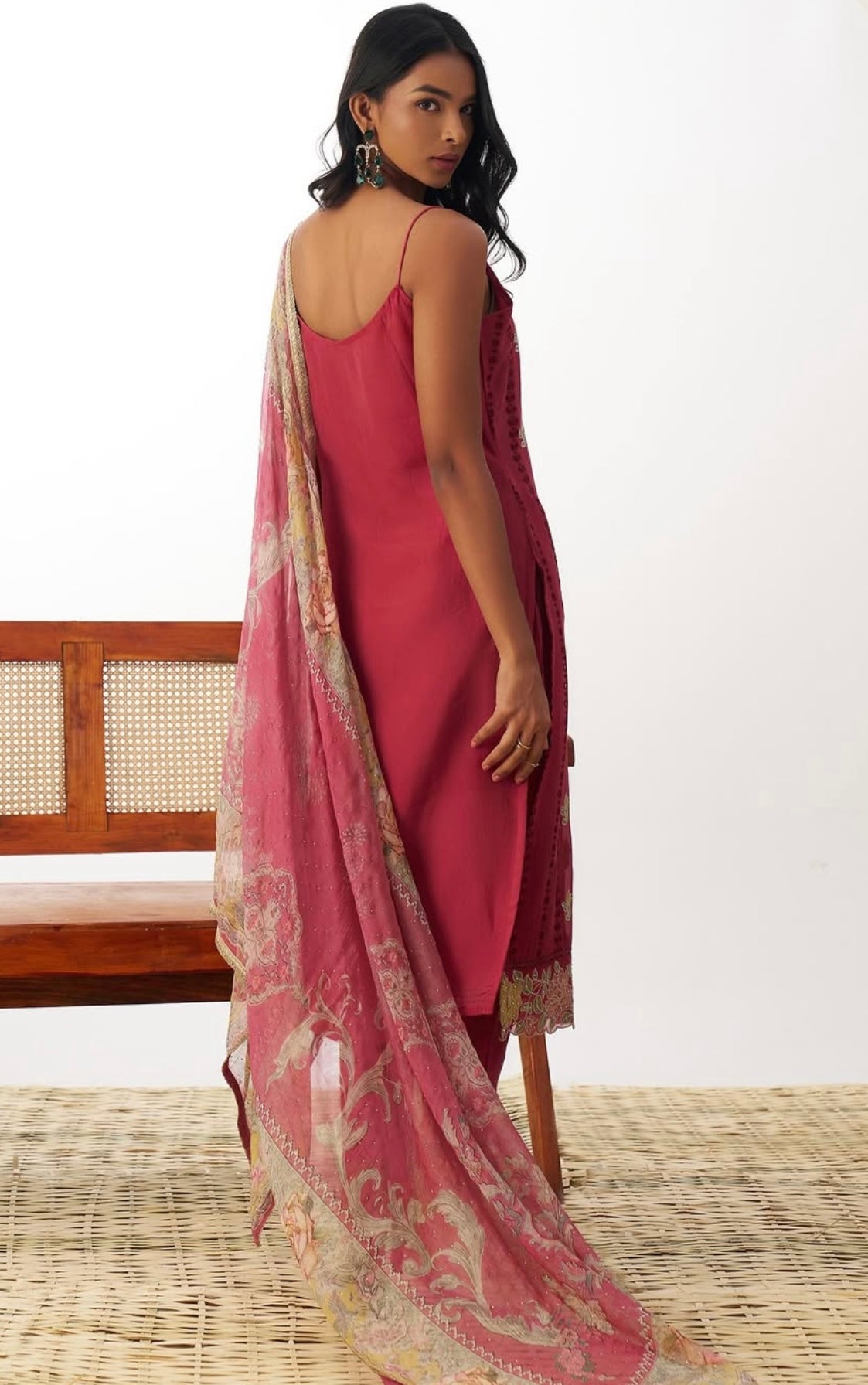 Matrut | Vermilion Veil Pink Suit