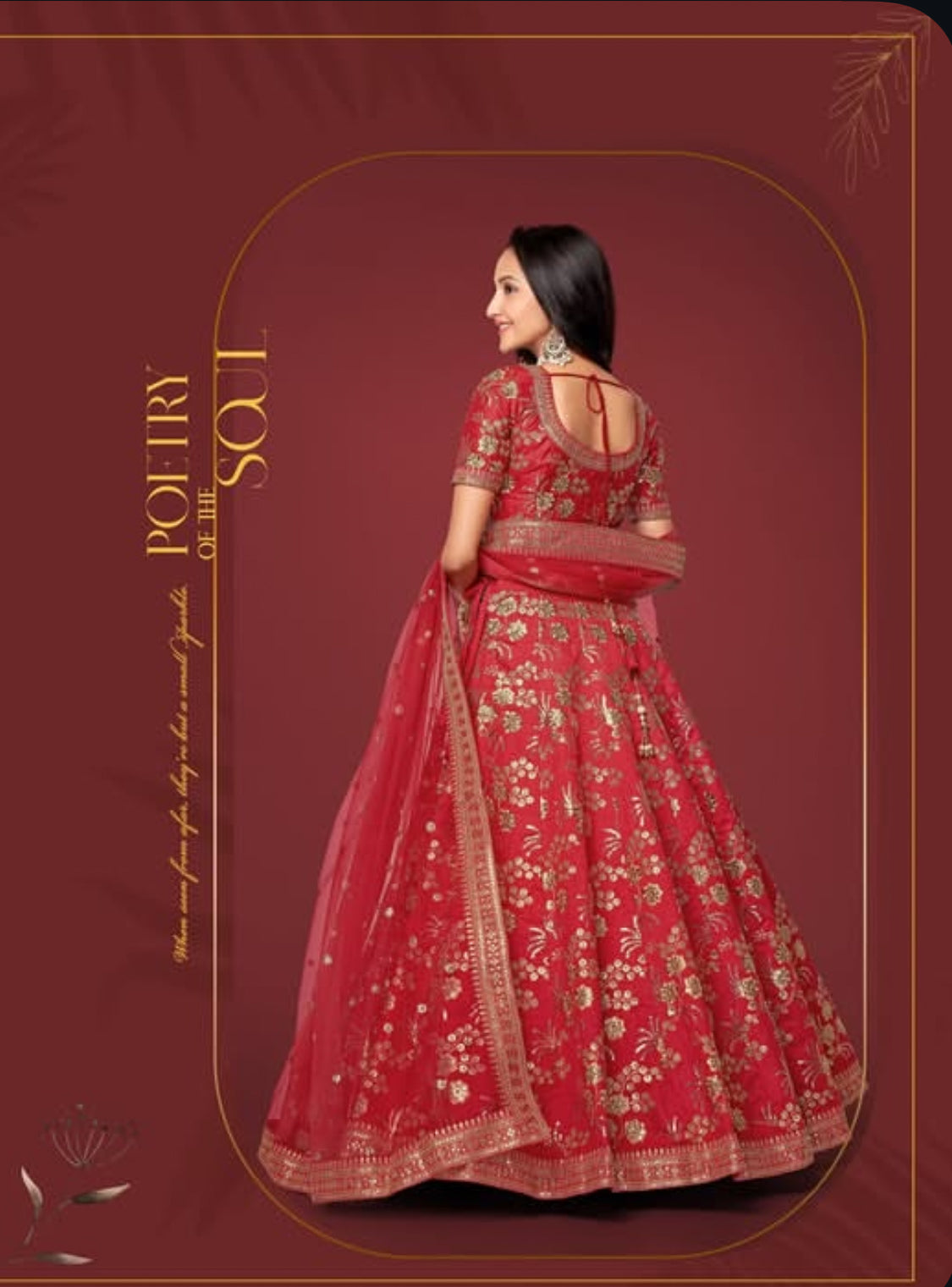 Matrut  | Modern Vibes Red Lehenga Set