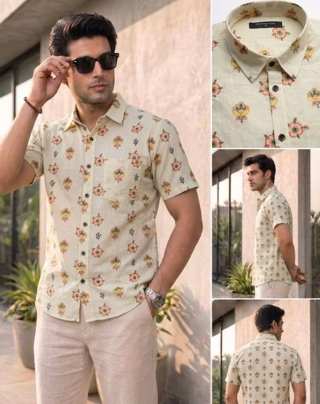 Sunbaked Solace Off-white Shirt