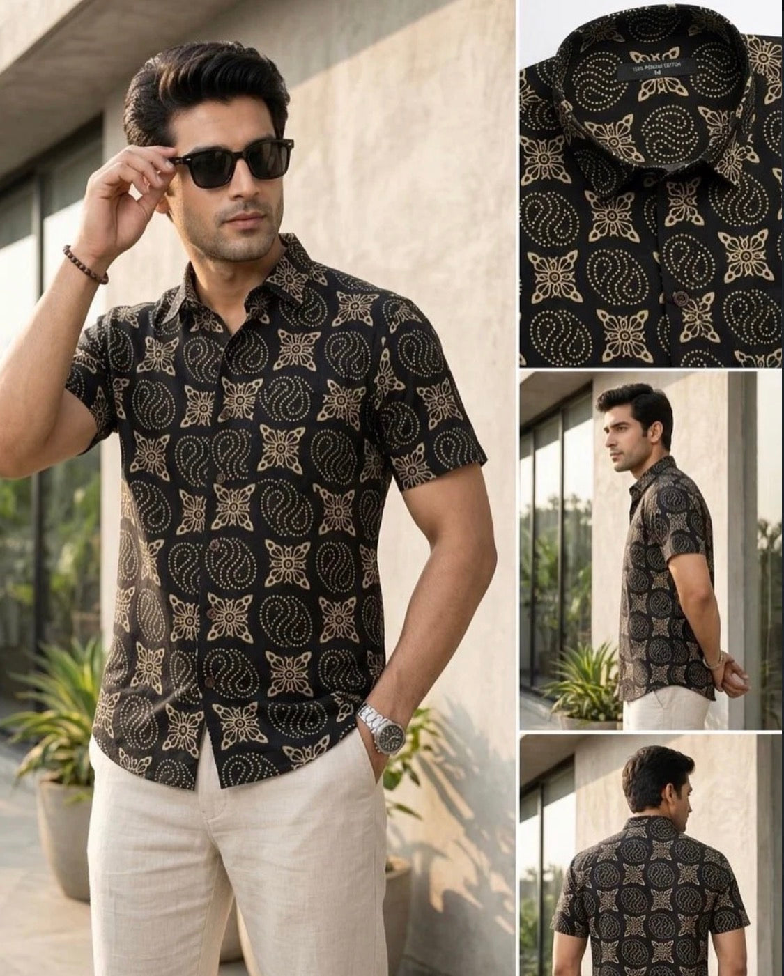 Balmy Days Black Shirt