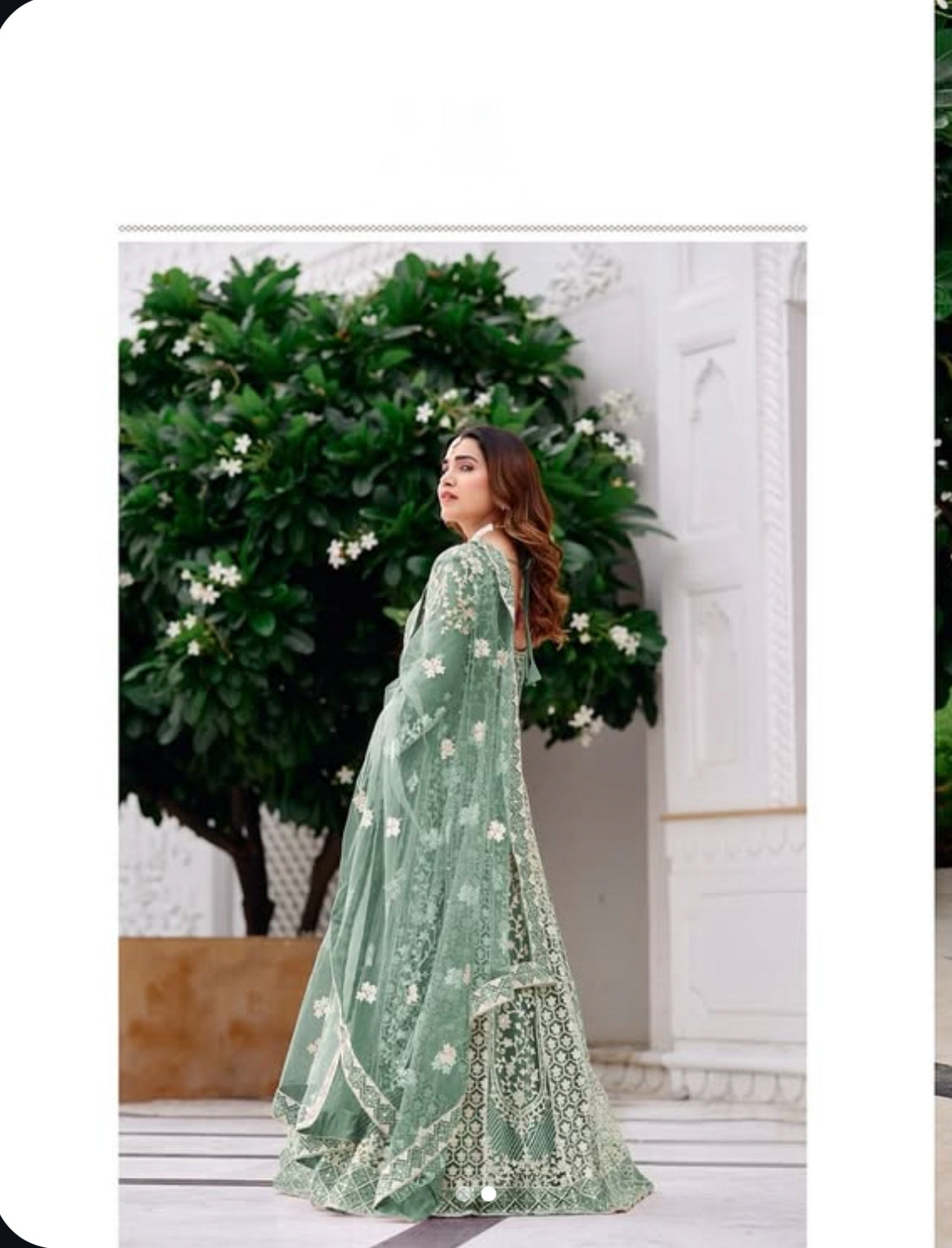 Matrut | Saiyaara Mint Green Gown
