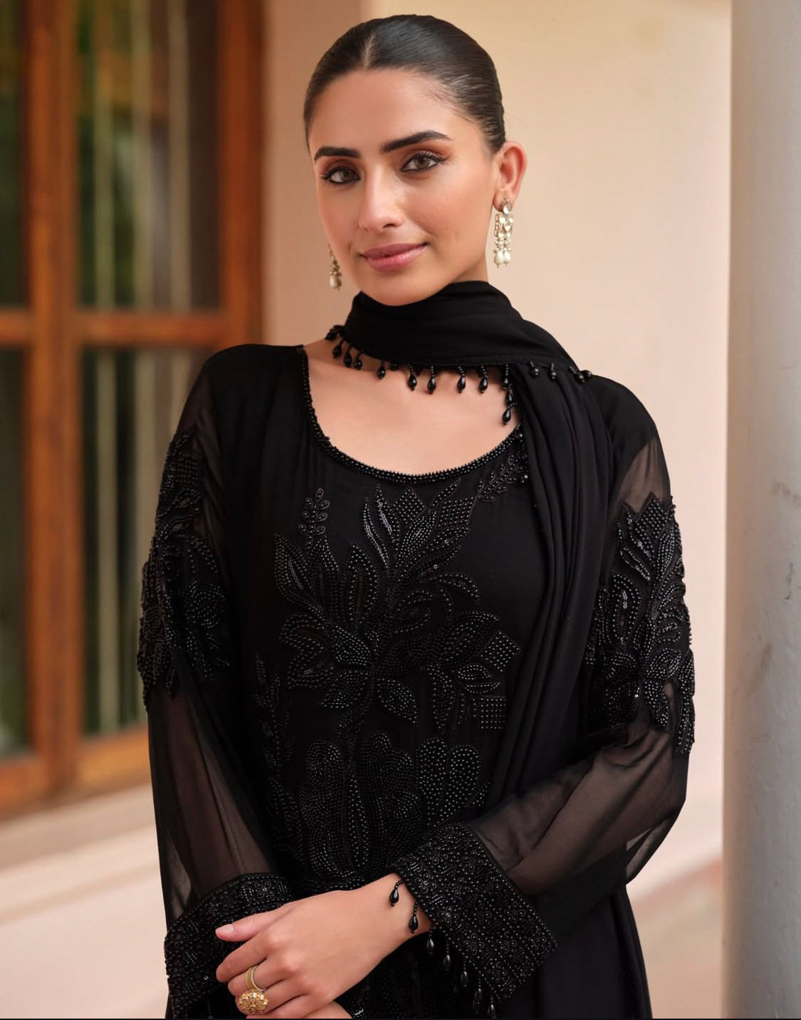 Matrut | Varina Black Palazzo Suit