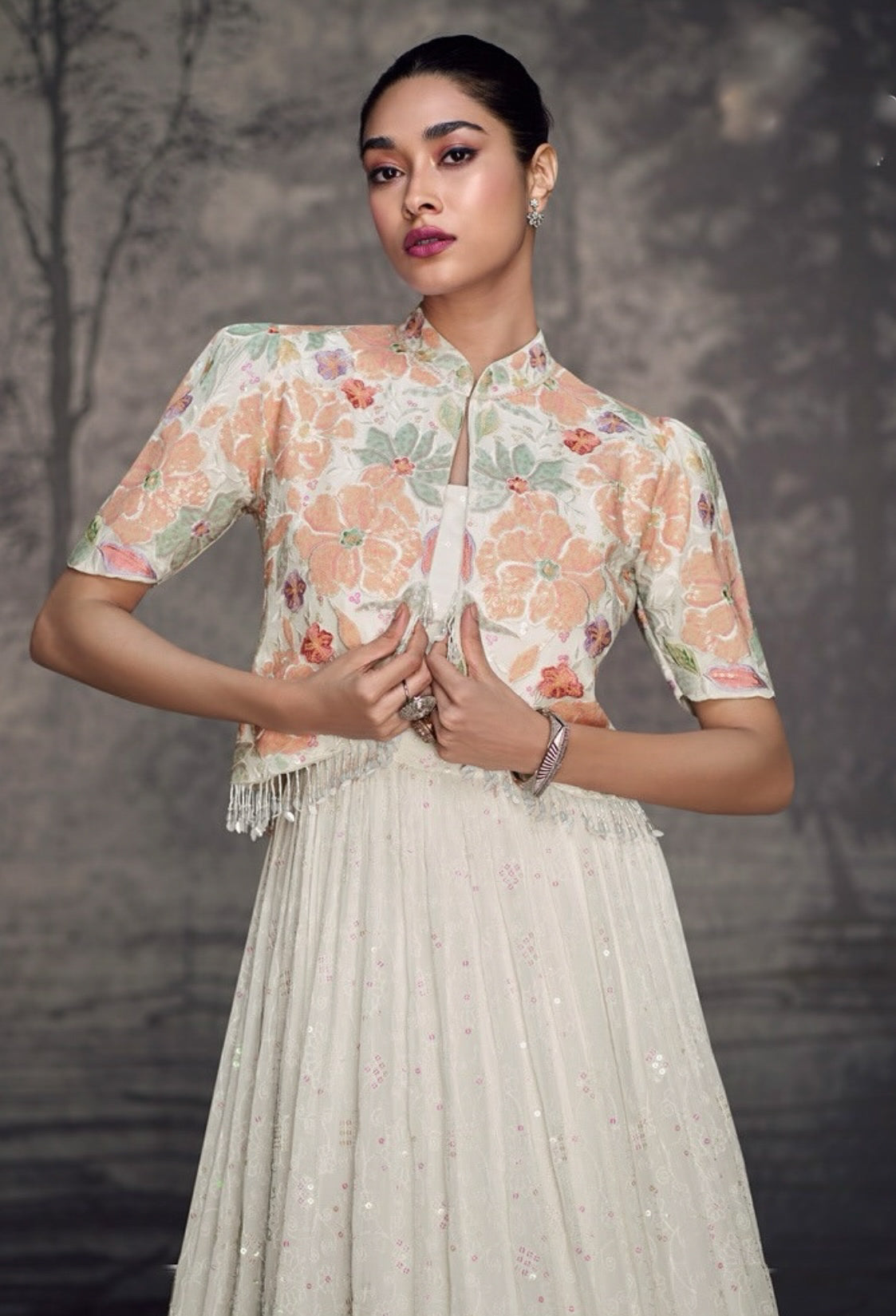 Matrut | Pure Essence Floral White Gown