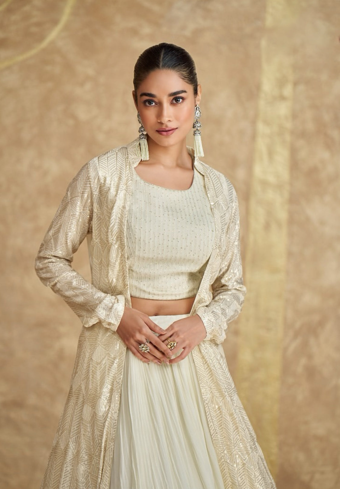 Matrut | Vivid Veda Off-white Trio Set
