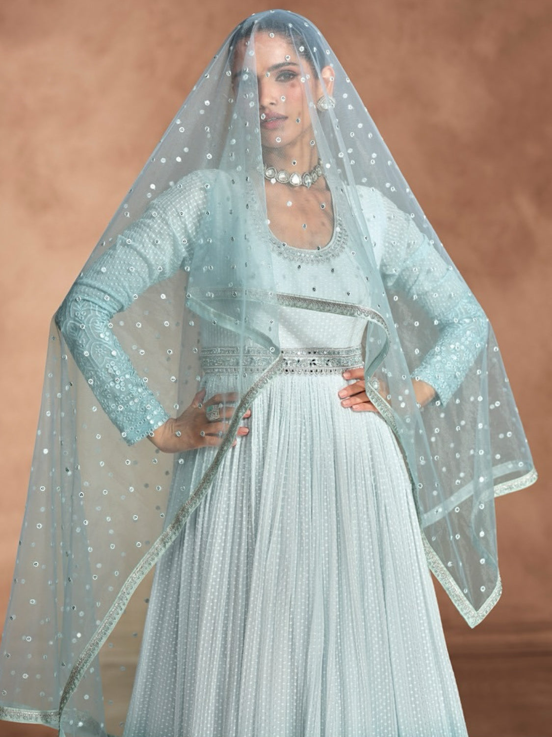 Matrut | Gleam & Glam Sky Blue Gown