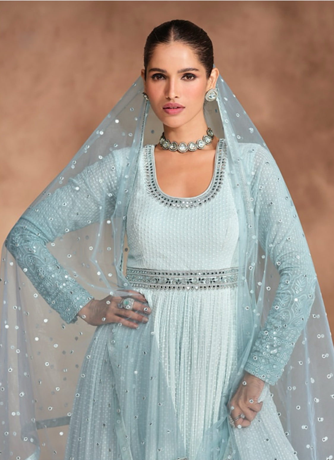 Matrut | Gleam & Glam Sky Blue Gown