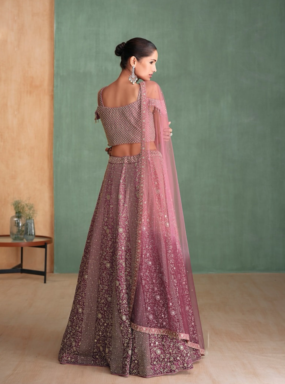 Matrut | Amarpali Pink Lehenga Set