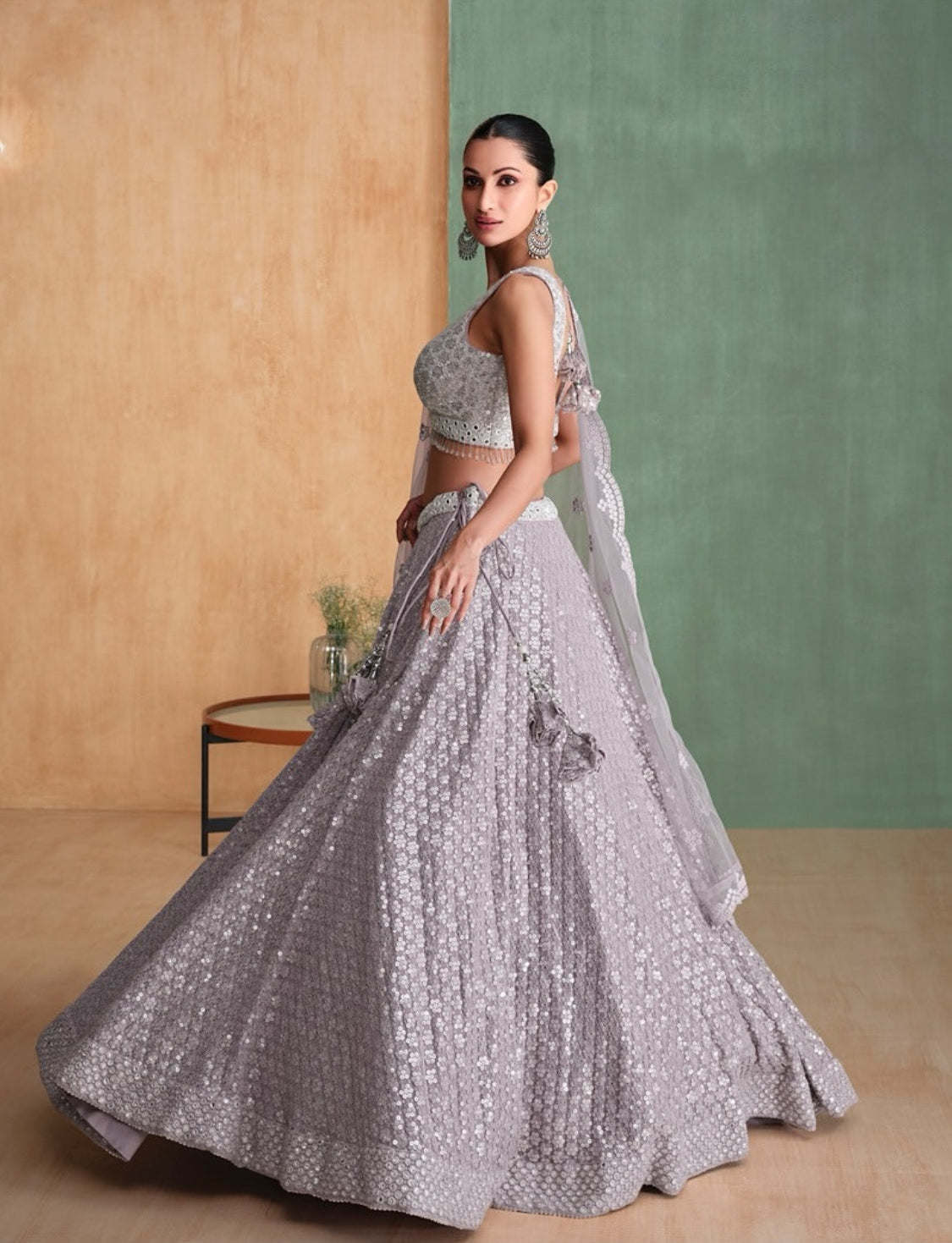 Matrut | Amarpali Lavender Lehenga Set