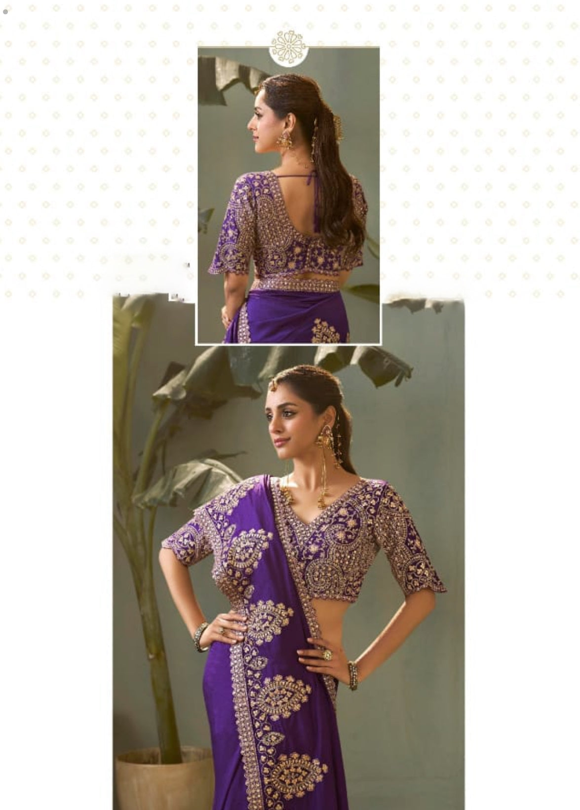 Matrut | Kasva Purple Silk Saree