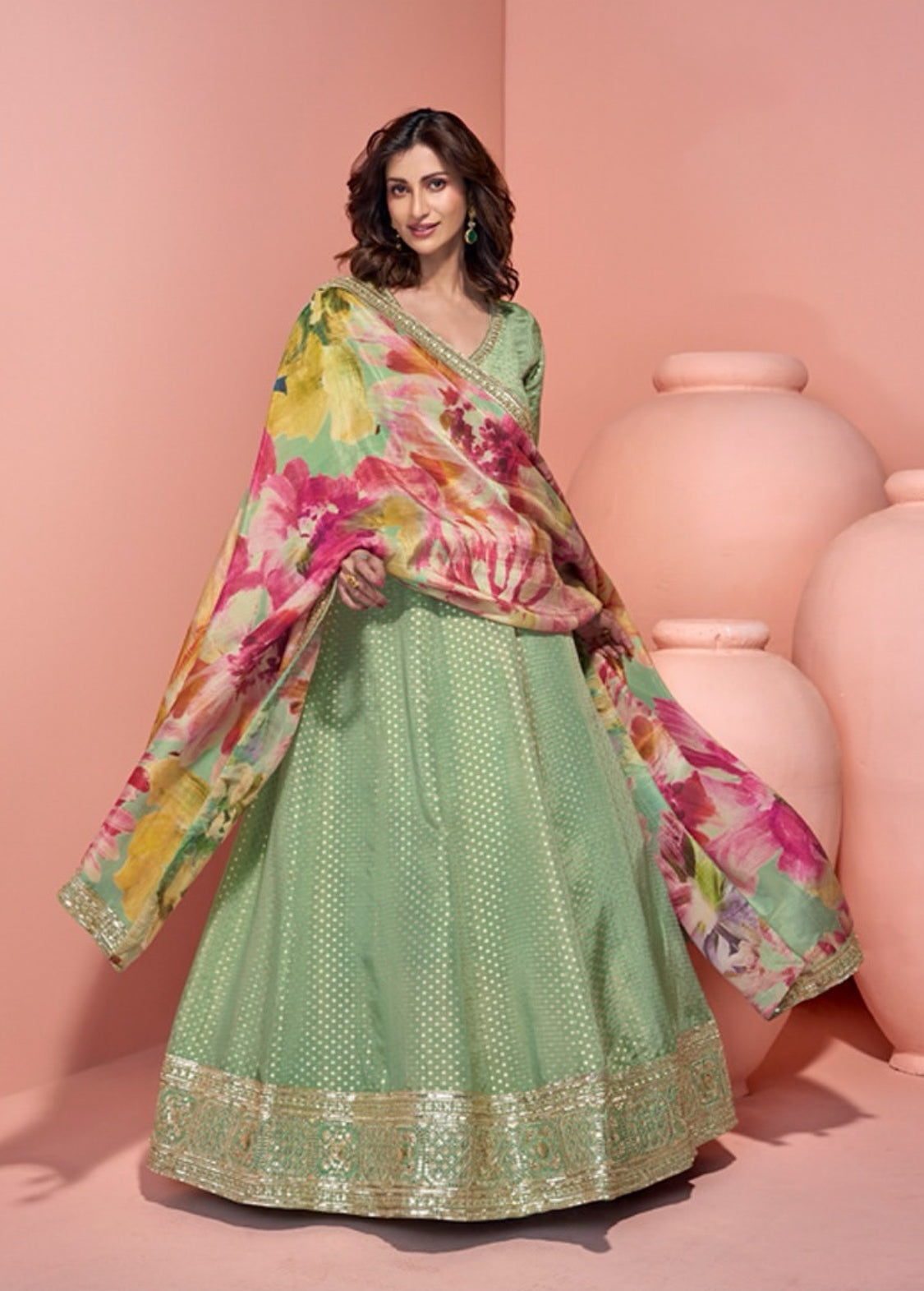 Matrut | Sikha Green Gown
