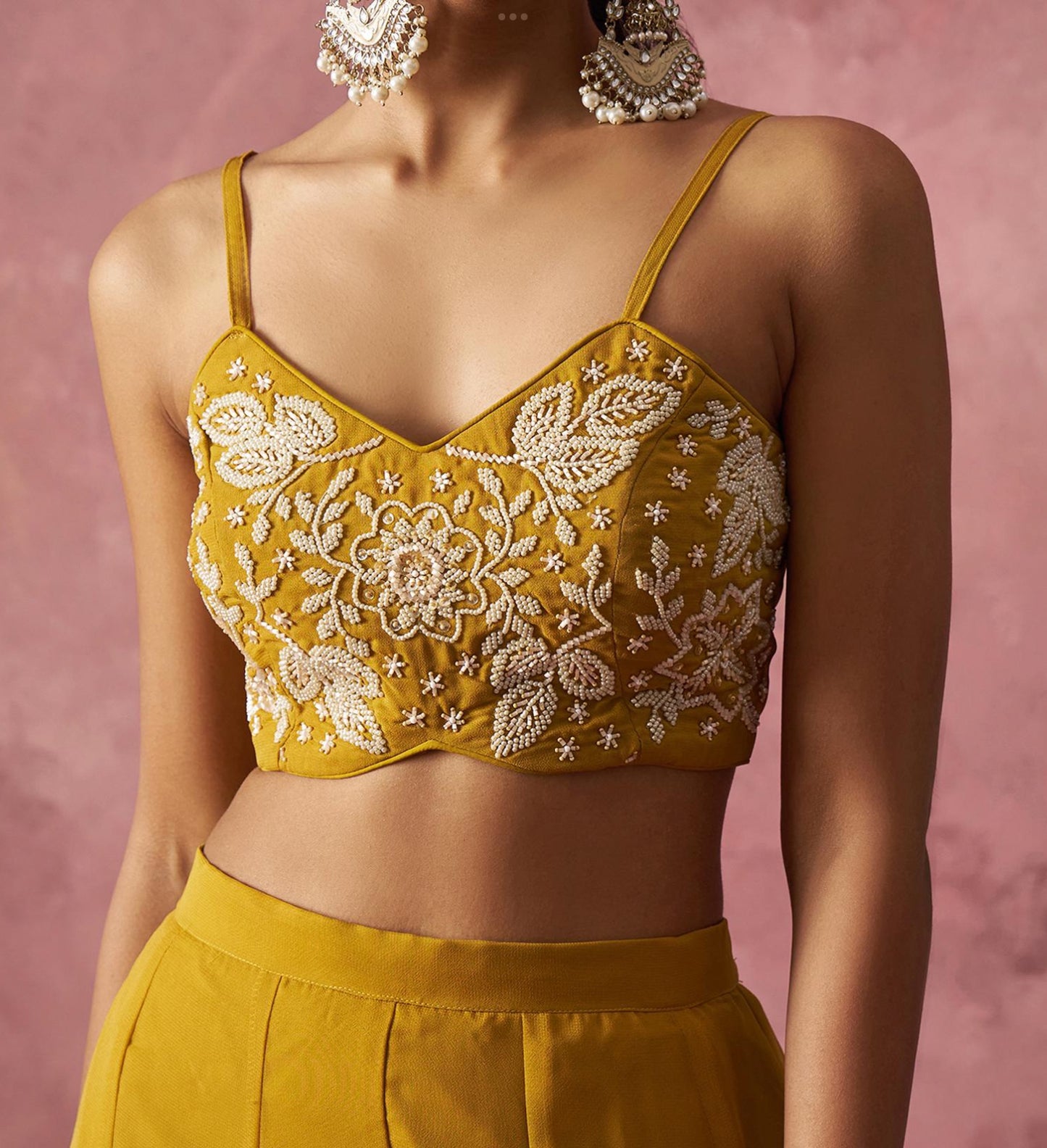 Matrut | Sunflower Quartz Yellow Palazzo Set